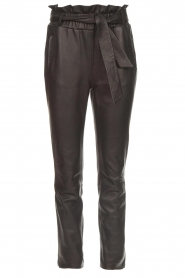 Dante 6 | Leather pants Duncan | black  | Picture 1