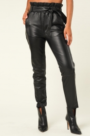 Dante 6 | Leather pants Duncan | black  | Picture 4