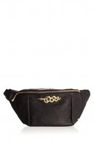 Leren tas Lily | zwart