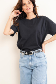 American Vintage :  Boxy T-shirt Fizvalley | black - img4