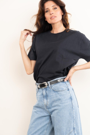 American Vintage :  Boxy T-shirt Fizvalley | black - img5