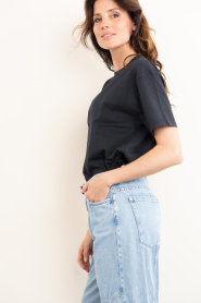 American Vintage :  Boxy T-shirt Fizvalley | black - img6