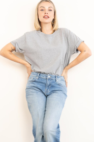 American Vintage |  Boxy t-shirt Fizvalley | light grey | Picture 5