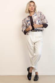 Copenhagen Muse |  High waist barrel trousers Tailor | natural | Picture 7