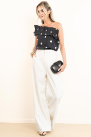 Copenhagen Muse | High waist pantalon Tailor | naturel | Afbeelding 3