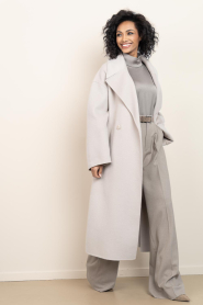 Copenhagen Muse |  High waist trousers Tailor | taupe | Picture 3