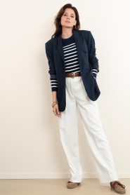 Copenhagen Muse |  High waist wide leg trousers Tailor | natural | Picture 5