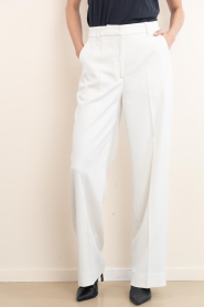 Copenhagen Muse |  High waist wide leg trousers Tailor | natural | Picture 7