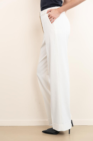 Copenhagen Muse |  High waist wide leg trousers Tailor | natural | Picture 8