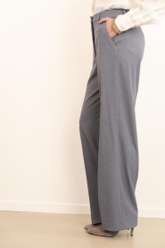Copenhagen Muse |  High waist wide leg trousers Tailor | grey | Picture 6
