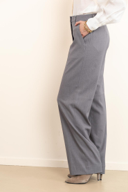 Copenhagen Muse |  High waist wide leg trousers Tailor | grey | Picture 7