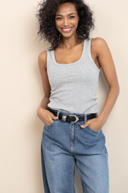 Copenhagen Muse |  Stretch top Siv | grey | Picture 2