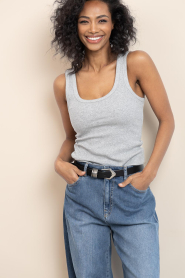Copenhagen Muse |  Stretch top Siv | grey | Picture 3