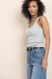 Copenhagen Muse |  Stretch top Siv | grey | Picture 4