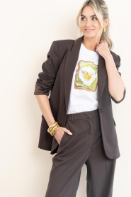 Copenhagen Muse :  Blazer Tailor | dark brown - img5