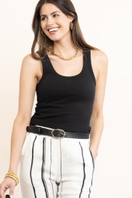 Copenhagen Muse : Rib Stretch top Siv - img2