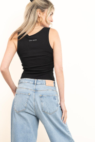 Copenhagen Muse :  Rib stretch top Siv | black - img6