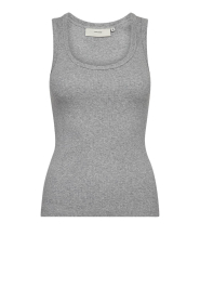 Copenhagen Muse |  Rib stretch top Siv | grey