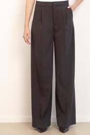 Copenhagen Muse |  High waist trousers Tailor | darkbrown | Picture 6