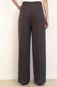 Copenhagen Muse |  High waist trousers Tailor | darkbrown | Picture 8