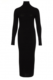  Finely knitted midi dress Bea | black