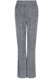  Flared sequin pants Pulser | silver