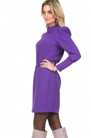 Dante 6 |  Dress with puff sleeves Cassie | purple   | Picture 7