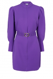  Dress with puff sleeves Cassie | purple 