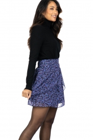 Dante 6 |  Floral skirt with lurex Gwen | purple   | Picture 8