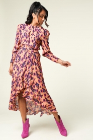 Dante 6 | Midi-jurk met luipaardprint Damé | multi   | Afbeelding 5