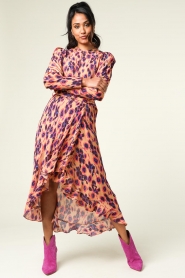 Dante 6 | Midi-jurk met luipaardprint Damé | multi   | Afbeelding 4
