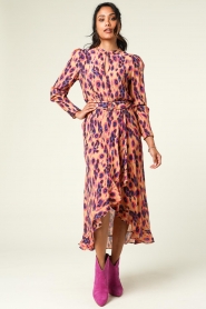 Dante 6 | Midi-jurk met luipaardprint Damé | multi   | Afbeelding 6