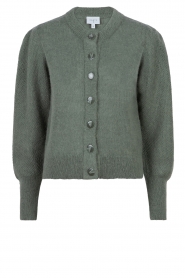 Dante 6 |  Alpaca cardigan Handsome | green  | Picture 1