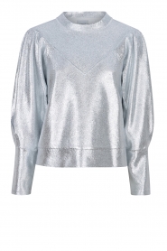  Metallic sweater Beaulyn | silver 