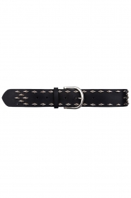  Studded leather belt Cinque | black 
