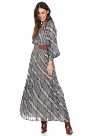 Ibana :  Printed maxi dress Donna | blue - img5
