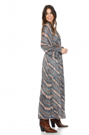 Ibana :  Printed maxi dress Donna | blue - img6
