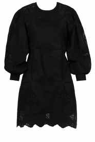 Magali Pascal |  Broderie dress Arti | Black  | Picture 1