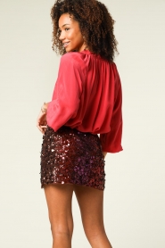Patrizia Pepe |  Sequin skirt Lizzy | pink  | Picture 7