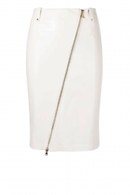 Patrizia Pepe |  Faux leather pencil skirt Benthe | natural  | Picture 1