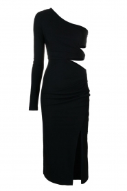 Patrizia Pepe |  Stretchy cut-out dress Kira | black  | Picture 1