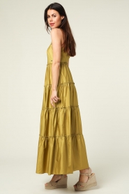 Kocca |  Maxi dress Nestor | green  | Picture 6