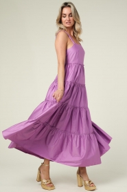 Kocca |  Maxi dress Nestor | purple  | Picture 2