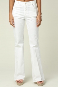 Kocca :  Flared jeans Grazia | white - img5