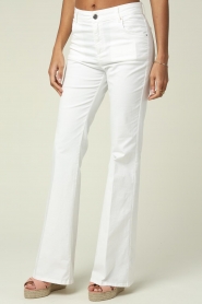 Kocca :  Flared jeans Grazia | white - img6