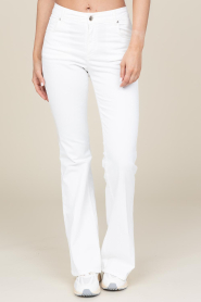 Kocca |  Flared jeans Grazia | white  | Picture 8