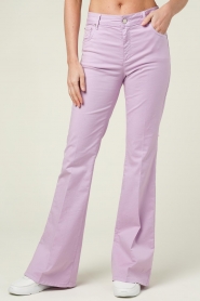 Kocca |  Flared jeans Grazia | purple  | Picture 4