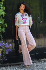 Kocca |  Flared pants Rooney | pink  | Picture 2