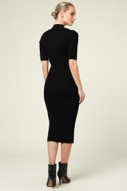 IRO |  Tricot midi dress with cut-outs Priscilla | black  | Picture 8