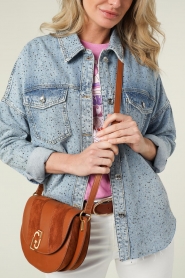 Liu Jo |  Denim jacket with rhinestones Lana | blue  | Picture 9